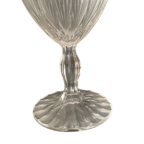 Vintage MIKASA Italian Countryside Crystal Goblet Glasses Water 7 1/8” Lot of 4 - Picture 7 of 16